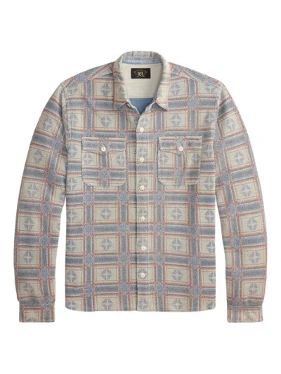 Rrl Plaid-pattern Pocket Shirt In Multi