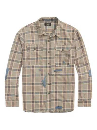 Rrl Plaid Shirt In Multi