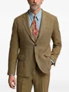 Rrl Plaid-pattern Blazer In Brown