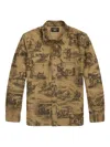Rrl Hemd Mit Print In Brown