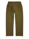 Rrl Quilted Drawstring Trousers In Green