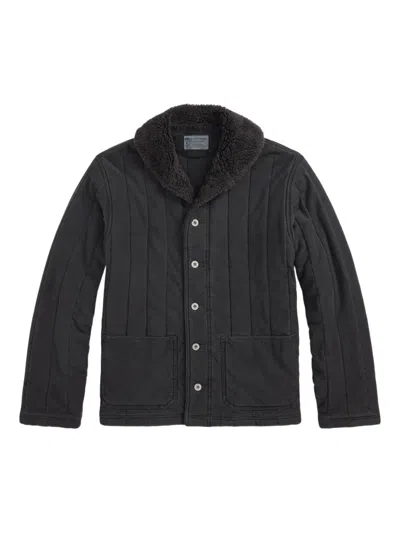 Rrl Quilted Jacket In Black