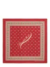 Rrl Geometric-print Scarf In Red