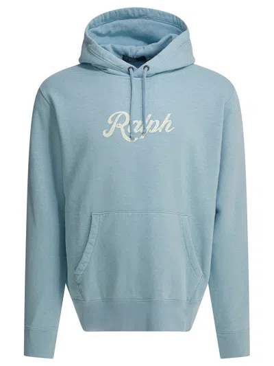 Rrl Ralph Sweatshirts Light Blue