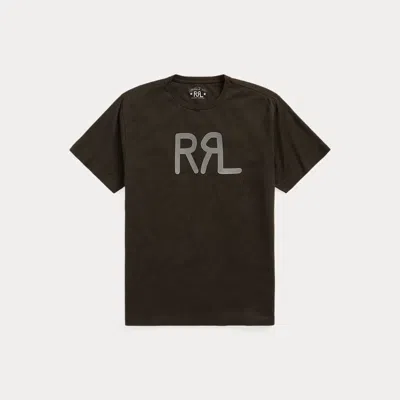 Rrl Ranch Logo T-shirt In Black