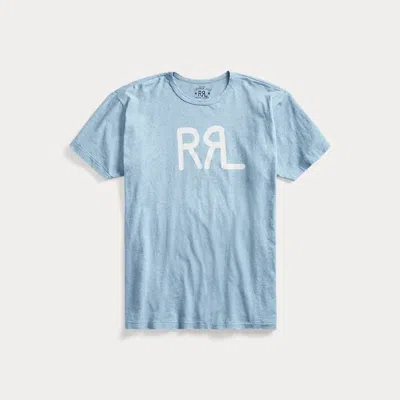 Rrl Ranch Logo T-shirt In Blue