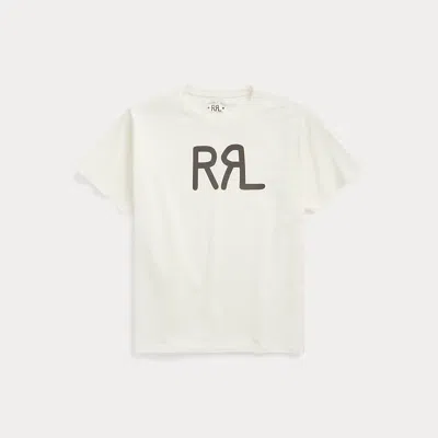 Rrl Ranch Logo T-shirt In White