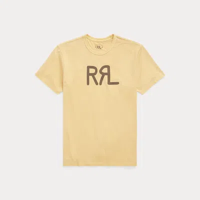 Rrl Ranch Logo T-shirt In Yellow