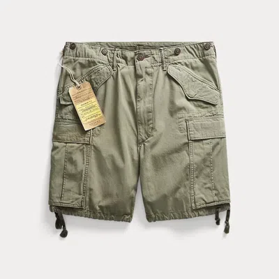 Rrl Ripstop Cargo Short In Green