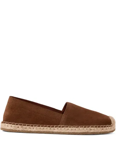 Rrl Espadrilles Mit Runder Kappe In Brown