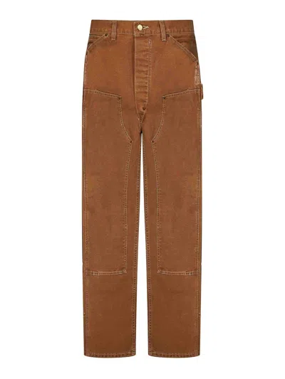 Rrl Cotton Canvas Distressed Carpenter Pants