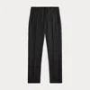 Rrl Slim Fit Wool Western Tuxedo Trouser In Black