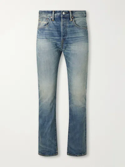 Rrl Slim-fit Straight-leg Jeans In Blue