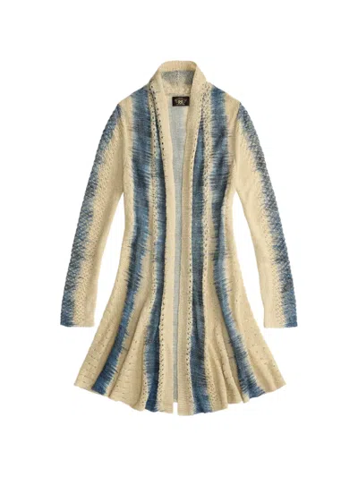 Rrl Space-dye-cardigan Aus Pointelle-strick In Nude