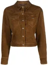 Rrl Stiles Suede Jacket In Brown