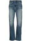 Rrl Stonewash Bootcut Jeans In Blau