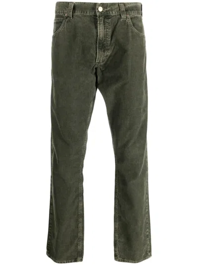 Rrl Straight-leg Corduroy Trousers In Green
