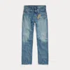 Rrl Straight Leg Fit Aubrie Jean In Blue