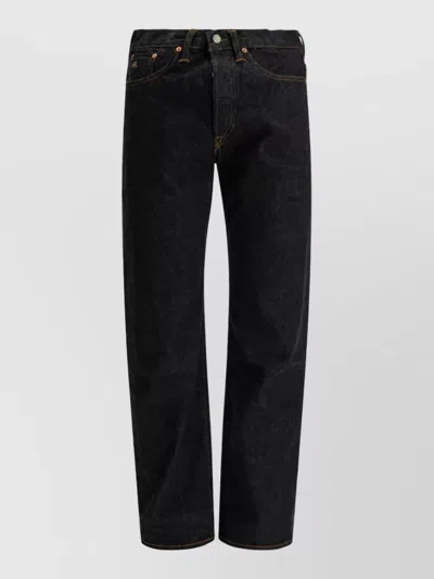 Rrl Straight-leg Denim Jeans In Black