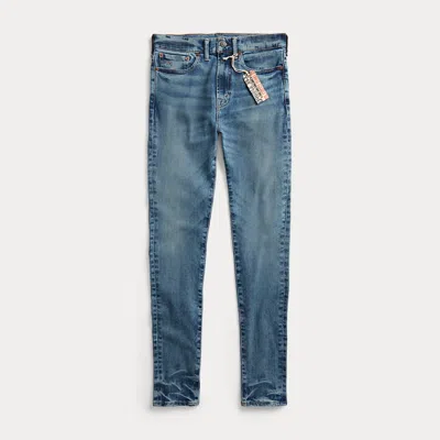 Rrl Stretch High Skinny Fit Jean In Blue