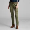 Rrl Stretch Skinny Cargo Trouser In Green