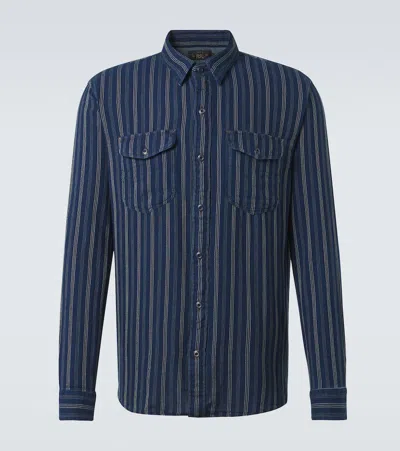 Rrl Hemd Lee Aus Baumwolle In Blau
