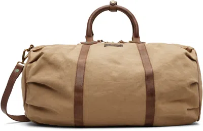 Rrl Tan Douglas Duffle Bag In Brown