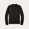 Rrl Textured Crewneck In Black