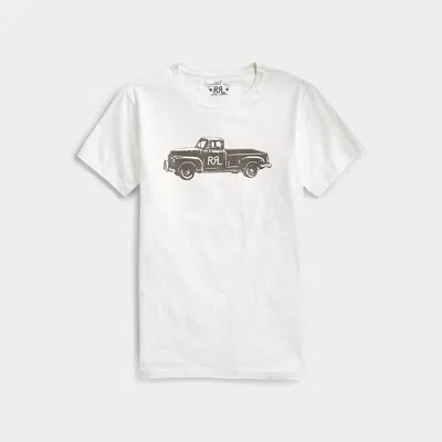 Rrl Truck T-shirt In White
