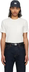 Rrl Two-pack Off-white Jersey Pocket T-shirts In Warm White
