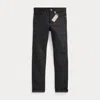 Rrl Vintage 5-pocket Black Selvedge Jean In Blue