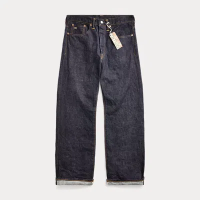Rrl Vintage 5-pocket East-west Selvedge Jean In Blue