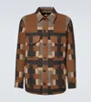 Rrl Wool And Cotton-blend Overshirt In Brown