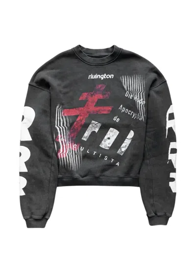 Rrr123 Apocrypha Crew Neck Sweatshirt In Gray