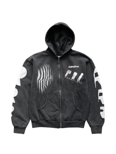 Rrr123 Apocrypha Pious Graphic-print Hoodie In Black