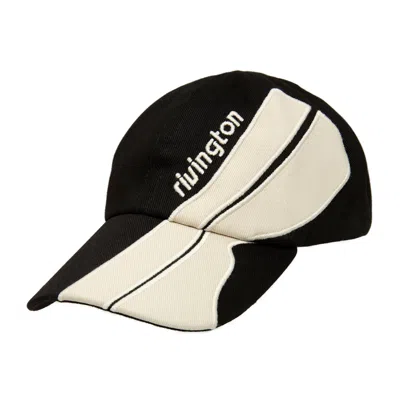Rrr123 Cap With Embroidered Logo In Black
