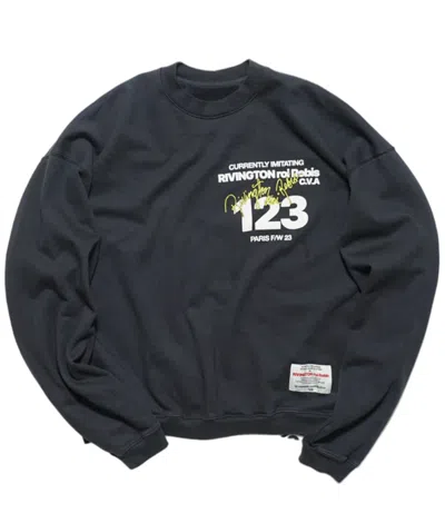 Rrr123 Cva Imitation Of Paris Crewneck In Black