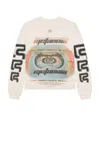 Rrr123 Divinity Paper Garden Long Sleeve Tee In Gray