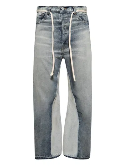 Rrr123 Drawstring-fastening Jeans In Blue