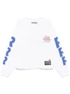 Rrr123 Fa.co Cropped Logo-print Cotton-jersey T-shirt In White