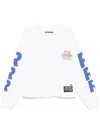 Rrr123 Fa.co Cropped Logo-print Cotton-jersey T-shirt In White