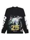 Rrr123 Graphic-print Long-sleeve Sweatshirt In Black