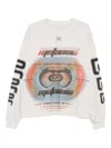 Rrr123 Divinity Paper Garden Long Sleeve Tee In White