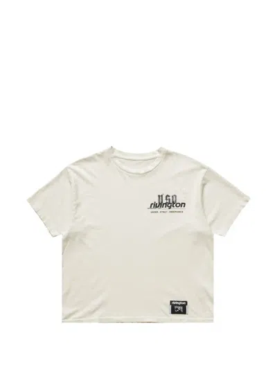 Rrr123 Graphic-print T-shirt In White