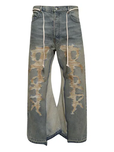 RRR123 LAYERED WIDE-LEG JEANS