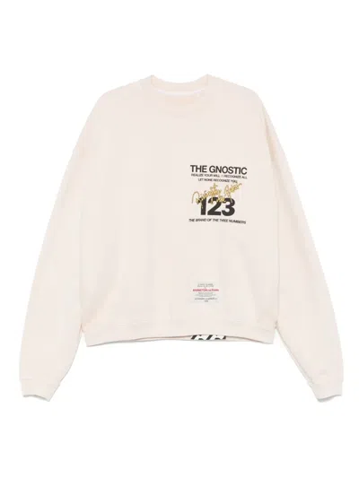 Rrr123 Logo-embellished Sweatshirt In Neutrals