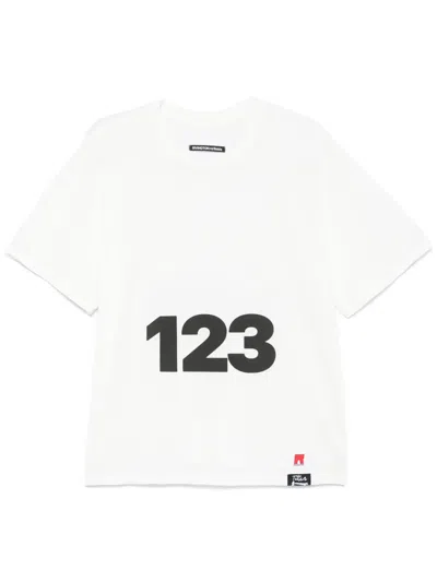 Rrr123 Logo-print T-shirt In White