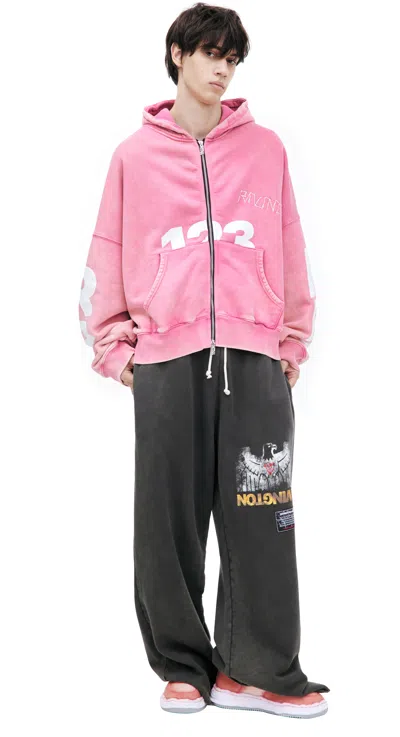 Rrr123 Logo Printed Sweatpants In Pink