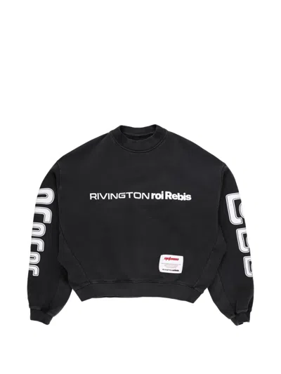 Rrr123 Metanoia Uso Cva Crew-neck Sweatshirt In Black