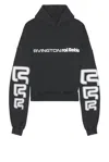 Rrr123 Metanoia Logo-print Hoodie In Black